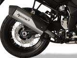 HP CORSE Suzuki DL1000 V-Strom (17/19) Slip-on Exhaust "SPS Carbon Satin" (EU homologated)