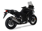 HP CORSE Suzuki DL1000 V-Strom (17/19) Slip-on Exhaust "SPS Carbon Satin" (EU homologated)