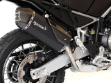 HP CORSE Aprilia Tuareg 660 (2022+) Slip-on Exhaust "SPS Carbon 350 Black" (Euro5)