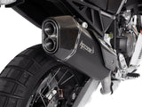 HP CORSE Aprilia Tuareg 660 (2022+) Slip-on Exhaust "SPS Carbon 350 Black" (Euro5)