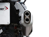 HP CORSE KTM 890 Adventure (2021+) Slip-on Exhaust "4-Track R Short Inox Satin" (Euro 5)