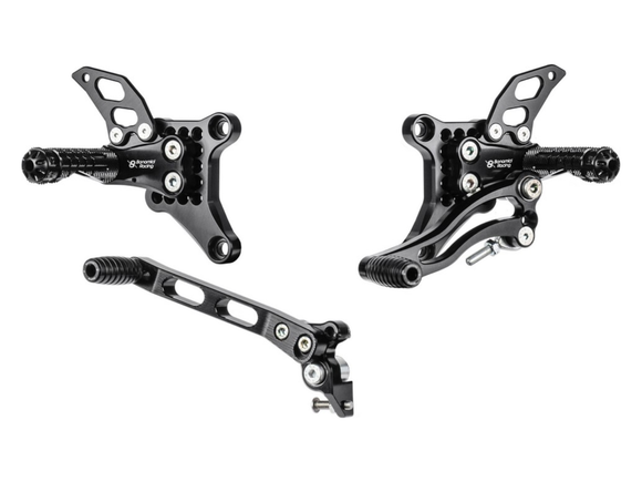 D1098 - BONAMICI RACING Ducati Superbike 848 / 1098 / 1198 (07/11) Adjustable Rearset – Accessories in the 2WheelsHero Motorcycle Aftermarket Accessories and Parts Online Shop