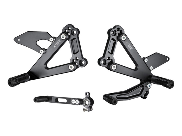 DSS - BONAMICI RACING Ducati SuperSport (98/07) Adjustable Rearset – Accessories in the 2WheelsHero Motorcycle Aftermarket Accessories and Parts Online Shop