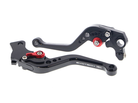 EVOTECH Ducati Monster / Scrambler Desert Sled Handlebar Levers (Short) – Accessories in the 2WheelsHero Motorcycle Aftermarket Accessories and Parts Online Shop
