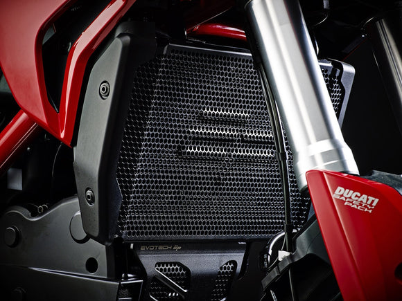 EVOTECH Ducati Hypermotard 821 /939 / Hyperstrada (13/18) Radiator Guard – Accessories in the 2WheelsHero Motorcycle Aftermarket Accessories and Parts Online Shop