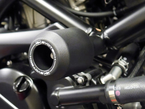 EVOTECH Suzuki SV650/SV650X Frame Crash Protection Sliders – Accessories in the 2WheelsHero Motorcycle Aftermarket Accessories and Parts Online Shop