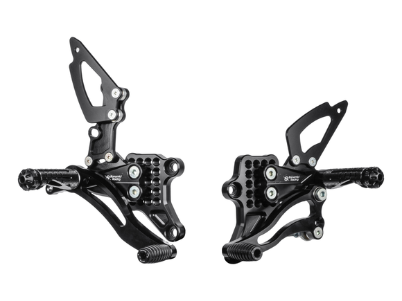 Y012 - BONAMICI RACING Yamaha YZF-R3 / YZF-R25 (2014+) Adjustable Rearset – Accessories in the 2WheelsHero Motorcycle Aftermarket Accessories and Parts Online Shop