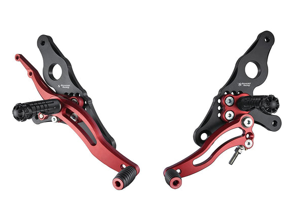 DH01 - BONAMICI RACING Ducati Hypermotard / Multistrada (03/12) Adjustable Rearset – Accessories in the 2WheelsHero Motorcycle Aftermarket Accessories and Parts Online Shop