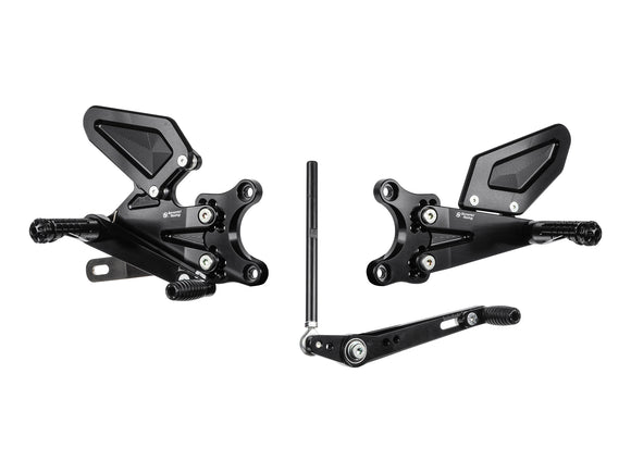 TH06 - BONAMICI RACING Triumph Street Triple R / RS / S (17/19) Adjustable Rearset – Accessories in the 2WheelsHero Motorcycle Aftermarket Accessories and Parts Online Shop