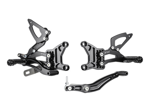 Y005 - BONAMICI RACING Yamaha YZF-R6 (06/16) Adjustable Rearset – Accessories in the 2WheelsHero Motorcycle Aftermarket Accessories and Parts Online Shop