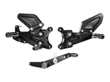 Y013 - BONAMICI RACING Yamaha YZF-R6 (2017+) Adjustable Rearset – Accessories in the 2WheelsHero Motorcycle Aftermarket Accessories and Parts Online Shop