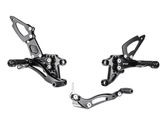 H003 - BONAMICI RACING Honda CBR600RR (03/06) Adjustable Rearset (racing) – Accessories in the 2WheelsHero Motorcycle Aftermarket Accessories and Parts Online Shop
