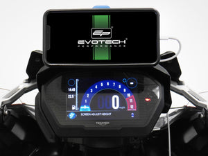 EVOTECH Triumph Tiger 1200 (17/21) Phone / GPS Mount "Quad Lock" – Accessories in the 2WheelsHero Motorcycle Aftermarket Accessories and Parts Online Shop