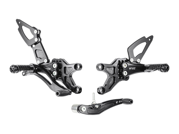H005 - BONAMICI RACING Honda CBR600RR (2007+) Adjustable Rearset (street) – Accessories in the 2WheelsHero Motorcycle Aftermarket Accessories and Parts Online Shop