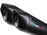 GPR Ducati SuperSport 800 Dual Slip-on Exhaust "Furore Nero" (EU homologated)