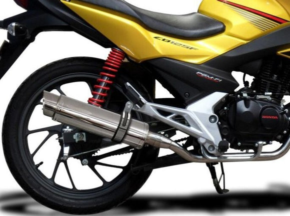 DELKEVIC Honda CB125F (15/18) Full Exhaust System with SL10 14