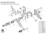 K008 - BONAMICI RACING Kawasaki ZX-10R (08/10) Adjustable Rearset – Accessories in the 2WheelsHero Motorcycle Aftermarket Accessories and Parts Online Shop