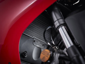EVOTECH Ducati Panigale 899 / 959 / 1199 / 1299 / V2 (2012+) Radiator Guard (upper) – Accessories in the 2WheelsHero Motorcycle Aftermarket Accessories and Parts Online Shop