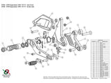 KT03 - BONAMICI RACING KTM 1290 Super Duke R / GT (17/19) Adjustable Rearset