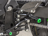 K019 - BONAMICI RACING Kawasaki Ninja 250 / 400 (2018+) Adjustable Rearset – Accessories in the 2WheelsHero Motorcycle Aftermarket Accessories and Parts Online Shop
