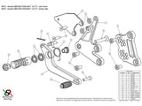 H012 - BONAMICI RACING Honda CBR650R / CB650 (2014+) Adjustable Rearset