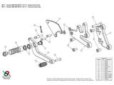 H011 - BONAMICI RACING Honda CBR500R / CB500 (13/18) Adjustable Rearset