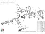 S003 - BONAMICI RACING Suzuki GSX-R600 / GSX-R750 (04/05) Adjustable Rearset – Accessories in the 2WheelsHero Motorcycle Aftermarket Accessories and Parts Online Shop