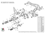 Y014 - BONAMICI RACING Yamaha MT-10 (16/21) Adjustable Rearset