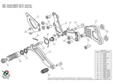 Y009 - BONAMICI RACING Yamaha FZ8 / FZ1 Adjustable Rearset