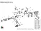 TH02 - BONAMICI RACING Triumph Speed Triple 1050 (05/10) Adjustable Rearset