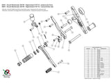 DH01 - BONAMICI RACING Ducati Hypermotard / Multistrada (03/12) Adjustable Rearset