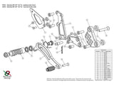 Y010 - BONAMICI RACING Yamaha MT-07 Adjustable Rearset