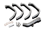 DELKEVIC Suzuki GSX1250FA Traveller Full Exhaust System with Stubby 18" Carbon Silencer