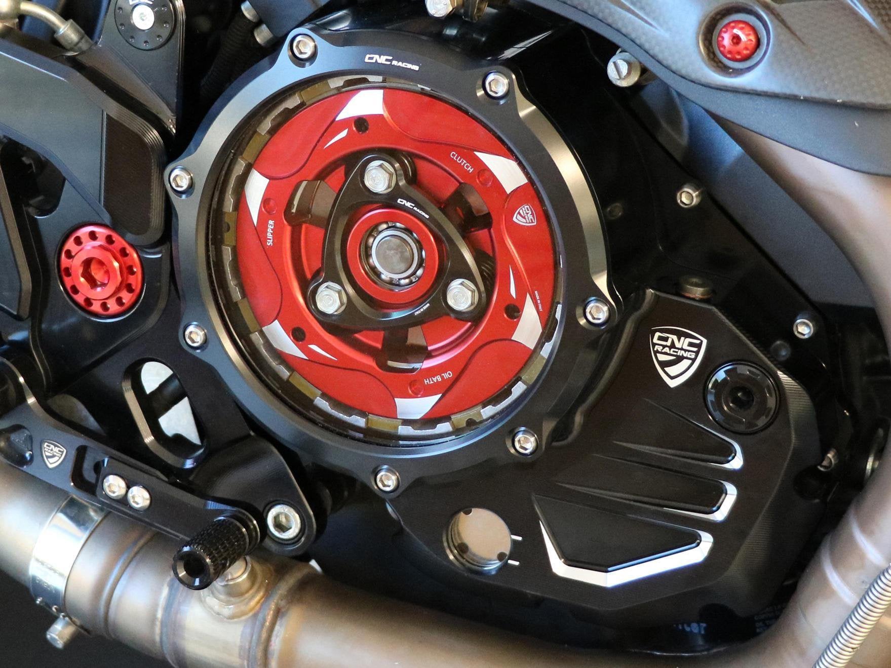 CNC RACING Ducati Oil Bath Clear Clutch Cover – 2Wheels Hero