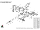 S001 - BONAMICI RACING Suzuki GSX-R1000 (05/06) Adjustable Rearset – Accessories in the 2WheelsHero Motorcycle Aftermarket Accessories and Parts Online Shop