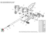 S003 - BONAMICI RACING Suzuki GSX-R600 / GSX-R750 (04/05) Adjustable Rearset – Accessories in the 2WheelsHero Motorcycle Aftermarket Accessories and Parts Online Shop