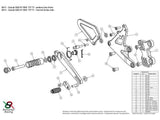 S011 - BONAMICI RACING Suzuki GSX-R1000 (2017+) Adjustable Rearset – Accessories in the 2WheelsHero Motorcycle Aftermarket Accessories and Parts Online Shop