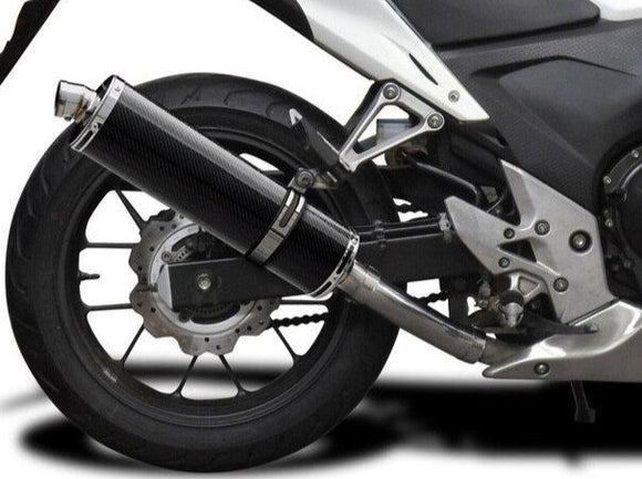 DELKEVIC Honda CB500 / CBR500R Full Exhaust System with Stubby 18