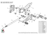 S005 - BONAMICI RACING Suzuki SV1000 (03/07) Adjustable Rearset – Accessories in the 2WheelsHero Motorcycle Aftermarket Accessories and Parts Online Shop
