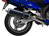 DELKEVIC Honda CBR1100XX Blackbird Full Exhaust System 4-1 with Stubby 18" Carbon Silencer