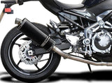 DELKEVIC Kawasaki Z900 (17/19) Full Exhaust System Stubby 14" Carbon – Accessories in the 2WheelsHero Motorcycle Aftermarket Accessories and Parts Online Shop