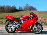 SPARK GDU0402 Ducati Supersport 750 / 900 Slip-on Exhaust "Round" (EU homologated; high position)