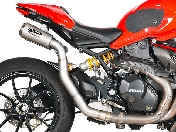 SPARK Ducati Monster 1200R High Position Slip-on Exhaust 