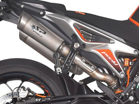 Ligne 3/4 homologuée double silencieux Moto GP SPARK Duke 790 2018