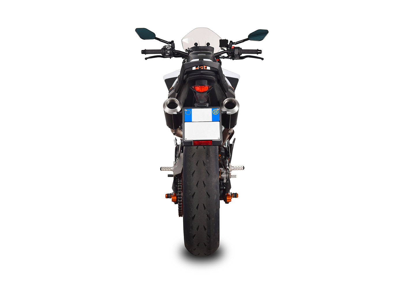 SPARK KTM 790 / 890 Duke Semi-Full Double Exhaust (approved