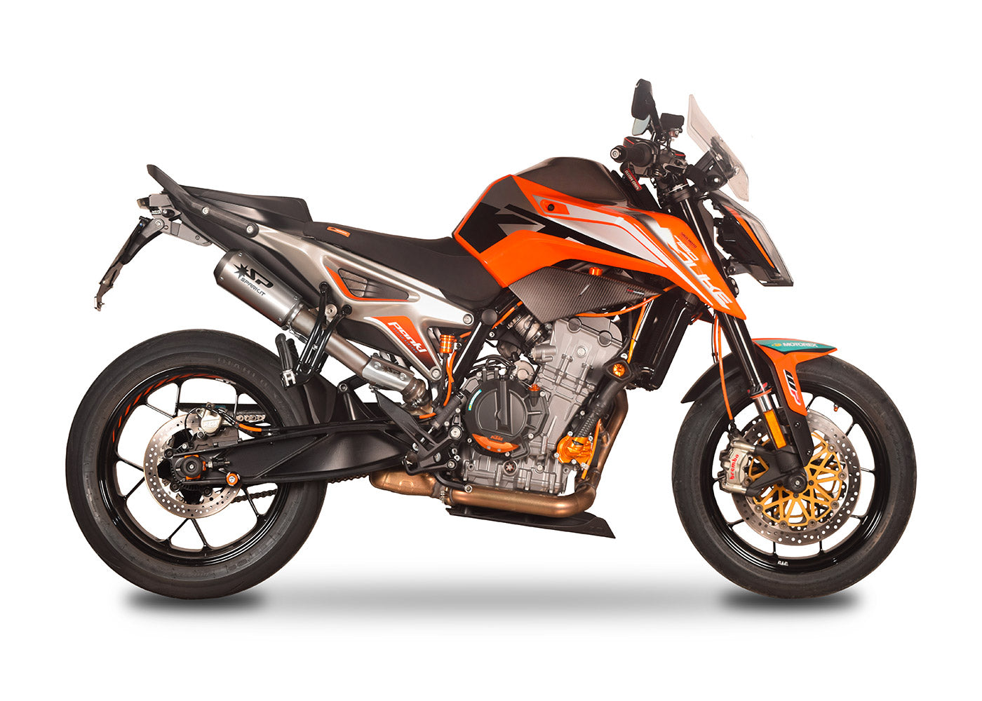 SPARKマフラー　790/890duke(R) SPARK GKT0116 KTM 790 / 890 Duke Titanium Semi-Full Exhaust