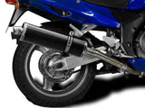 DELKEVIC Honda CBR1100XX Blackbird Full Exhaust System with Stubby 18" Carbon Silencers