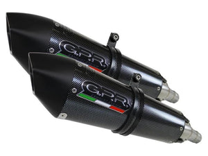 GPR Ducati Hypermotard 1100 Dual Slip-on Exhaust "GPE Anniversary Poppy" (EU homologated)