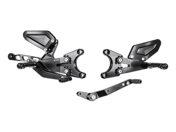 Y011 - BONAMICI RACING Yamaha YZF-R1 / YZF-R1M (2015+) Adjustable Rearset – Accessories in the 2WheelsHero Motorcycle Aftermarket Accessories and Parts Online Shop