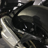 CARBON2RACE BMW S1000RR (09/18) Carbon Rear Hugger (with chain cover/ABS hole)
